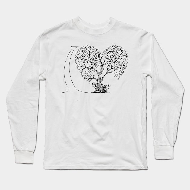 I love trees -Nature is my love-Happy trees Long Sleeve T-Shirt by KrasiStaleva